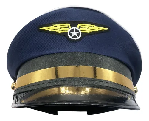 Gorra De Capitán De Aviación De Fiesta