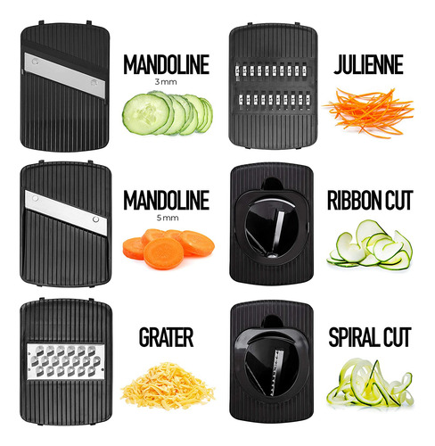 Cortador De Verduras Fullstar (6 En 1), Diseno De Mandolin