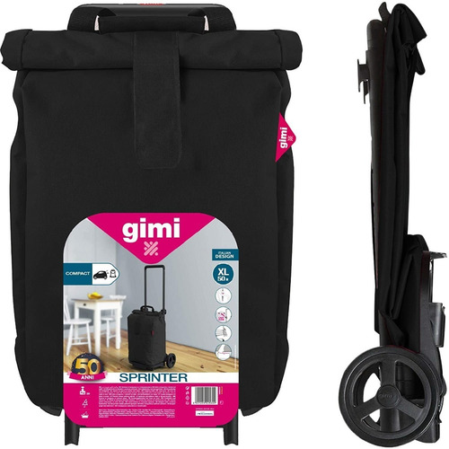 Carro De Compras Reforzado Bolsillo Supermercado Gimi Italia