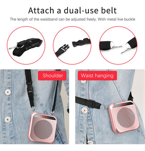 2 Pack 2200mah Enhancer Idioma Booster Microfone Headset