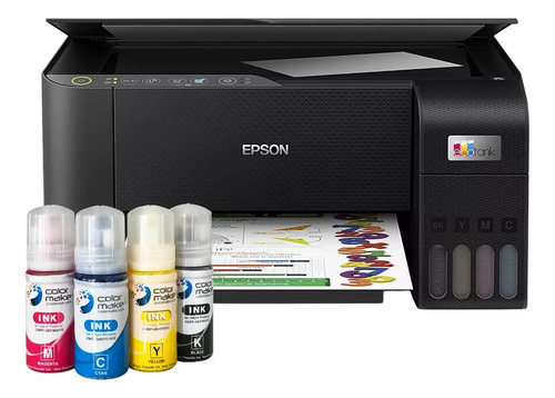 Impresora ecotank con wi-fi a color Epson EcoTank L1250 Sublimática con wifi 127V