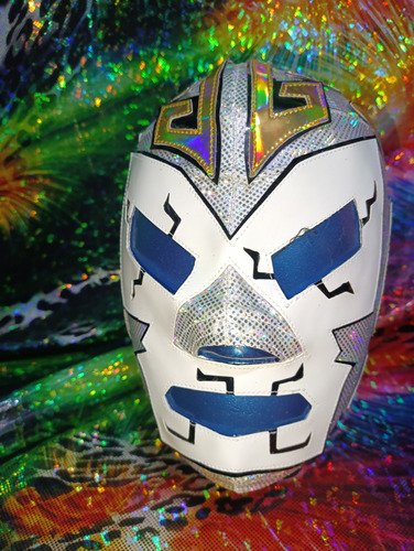 Mascara Galeno Jr Luchador Semiprofesional Tricolor
