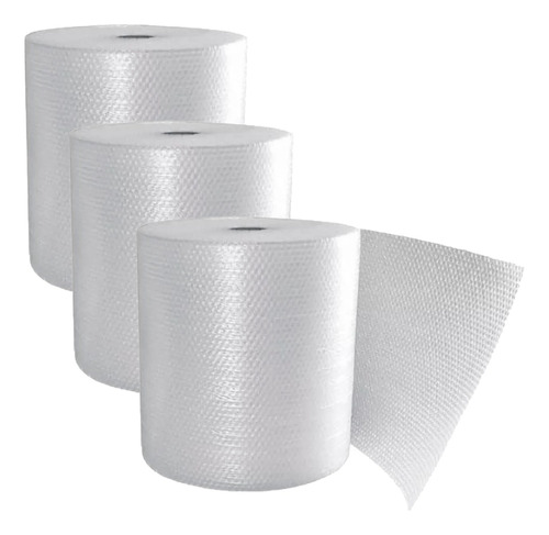 Pack X 3 Rollo Burbujas Polietileno Pluribol 50.cm X 50 Mts.