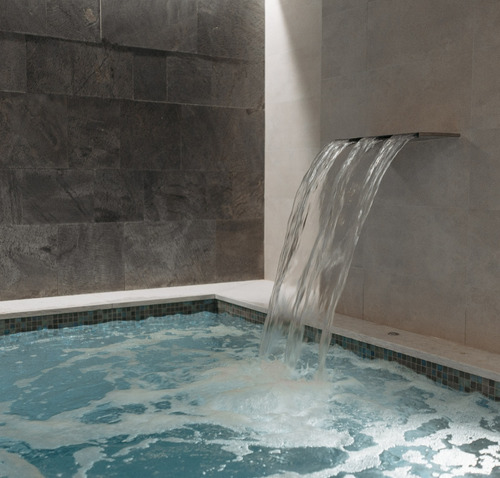 Cascada Para Piscina De Pared 100 Cm Acero Inoxidable Mocona
