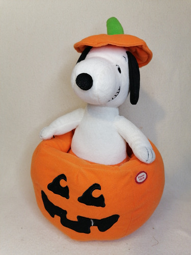 Peluche Original Snoopy Calabaza Halloween Peanuts Hallmark.