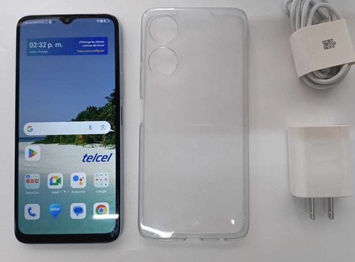 Celular Honor X5 Plus Memo 128gb, En Caja Protector De Rega Azul Acero (Usado)