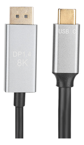 Cable Tipo C A Displayport Para Transmisión De Vídeo 8k 1.4