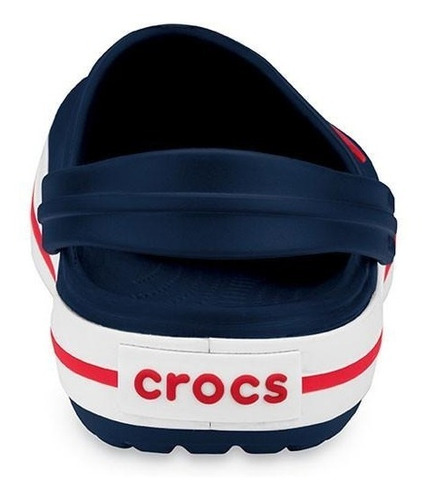 Crocs Crocband Navy Azul Marino Con Rojo De Adultos Original | Envío gratis