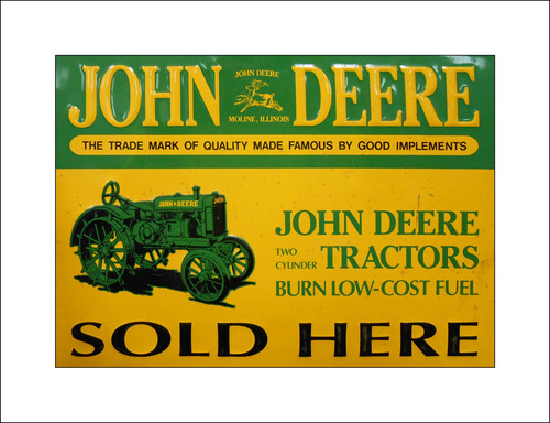John Deere , Cuadro, Poster, Publicidad, Tractor      E253
