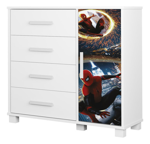 Quarto Infantil 3 Peças Com Mini Cama Herói Aranha Z53
