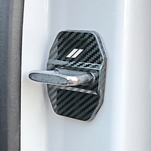 Cubierta Bloqueo Puerta Moldura Proteccion Para Dodge Fibra