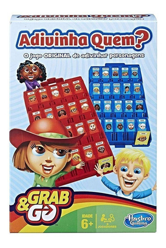 Jogo De Tabuleiro Adivinha Quem? Grab & Go B1204 Hasbro