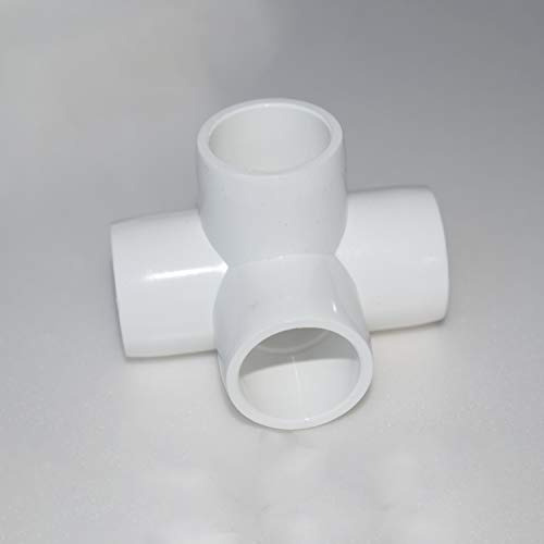 Paquete De 18 Accesorios De Pvc Con Forma De Codo De 4 Vías,