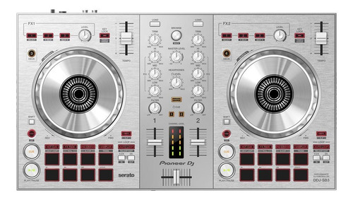 Controlador DJ Pioneer DDJ-SB3 prateado  da 2  canais