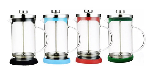 Imagen 5 de 10 de Cafetera Embolo Base Color Silicona 800ml Pettish Online