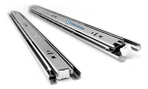 Corredera Telescópica Guía Cajón Ducasse 30cm Zinc Reforzada