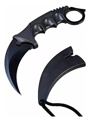 Cuchillo Táctico Karambit + Funda, Camping, Militar, Combate