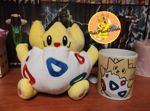 Imagen 2 de 2 de Peluche Pokemon Togepi Más Taza