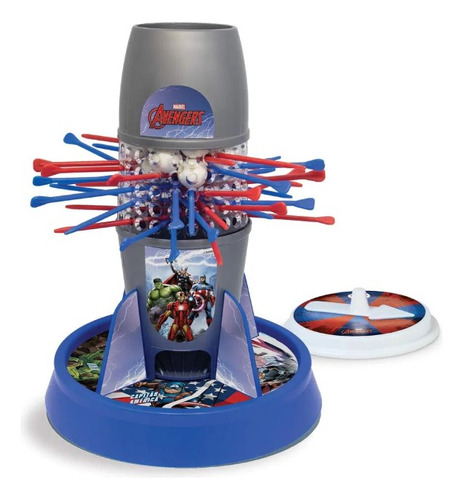 Jogo Tira Varetas Avengers Marvel Brinquedo - Elka