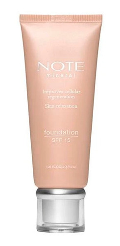 Base Maquillaje Note Mineral Foundation Spf 15 Vegana X35ml