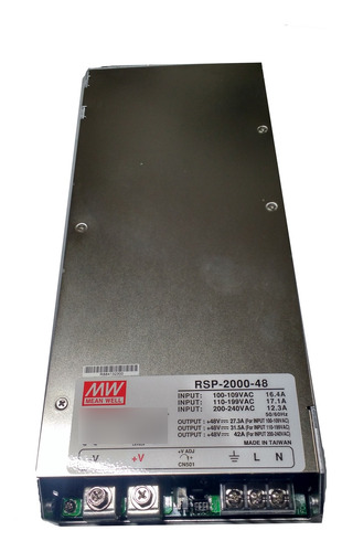 Mean Well Rsp 2000 W 48 Volts Fuente De Poder Multi Voltaje
