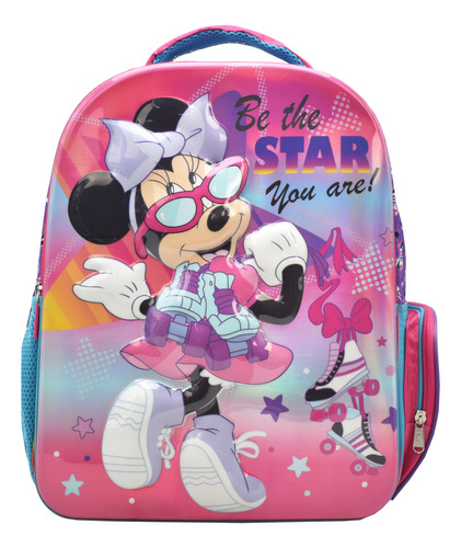 Mochila Minnie Mouse Be The Star You Are Estampado 3d Primaria Multicolores 161052 Ruz