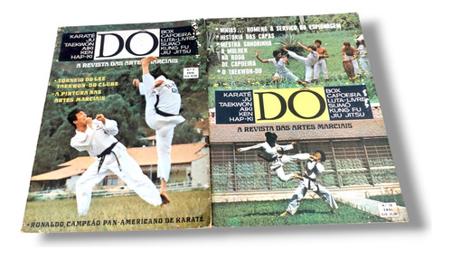 Dô Kung Fu A Revistas Das Artes Marciais Volume 9 E 10 - Editora Ebal - 1978 (Usado)
