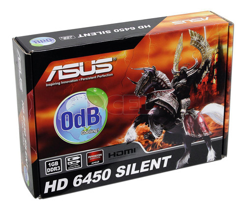 Placa De Vídeo Asus Hd 6450 Silent - 1gb Ddr3 - Hdmi