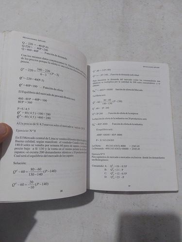 Libro Microeconomia Aplicada Silva Cubas (Usado)