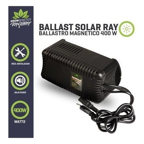 Balastro Solar Ray 400w - Plug And Play - Grow Genetics