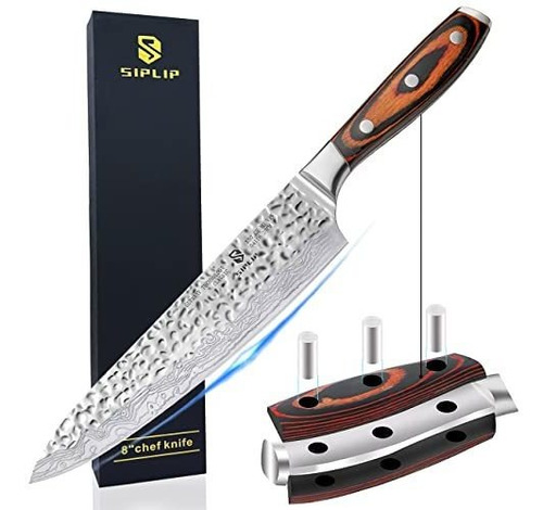 Chef Knife, Super-sharp Wooden Manivela De Cocina Con 9wycu