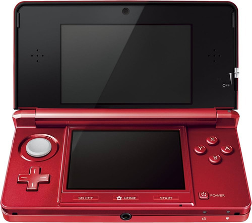 Nintendo 3ds Old Flame Red Con Juegos Y Dock De Carga Rojo (Reacondicionado)