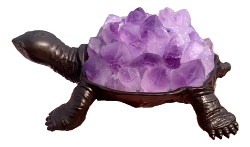 Figuras De Tortuga Con Dientes De Piedra De Cristal, Lindas