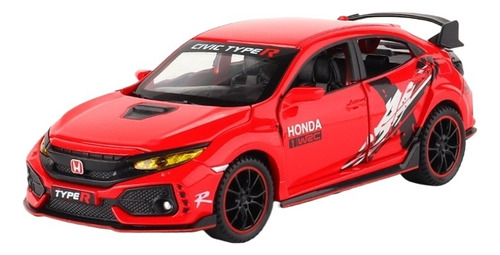 Honda Civic Type-r Miniatura Metal Autos Adornos Coleccion