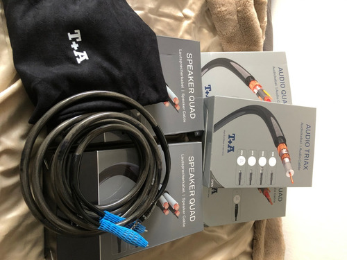 Imagen 4 de 5 de Cable T+a Aleman Rca Audio Triax Carbon 1 Metro Dist.oficial