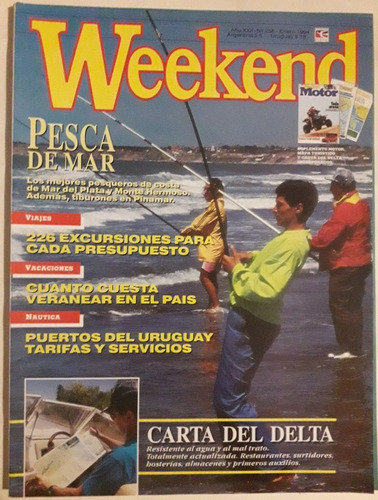 Revista Weekend N° 256 Enero 1994 Pesca De Mar 