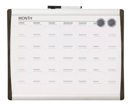 Tablero Mini Pequeño Borrable Acrílico Con Calendario