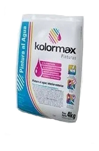 Pintura Al Agua En Polvo Antihongo 4kg Rinde 10 Lts. Ext-int