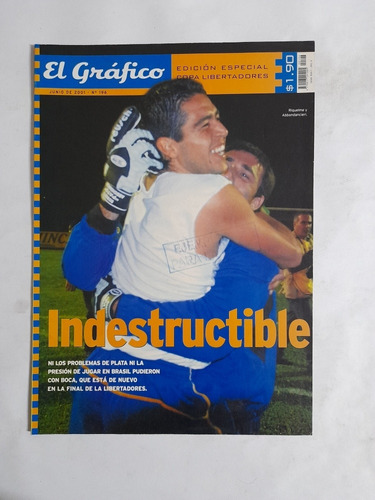 El Grafico Extra 196 Boca Finalista Copa Libertadores 2001