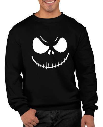 Poleron Cuello Redondo Halloween Jack Skellington