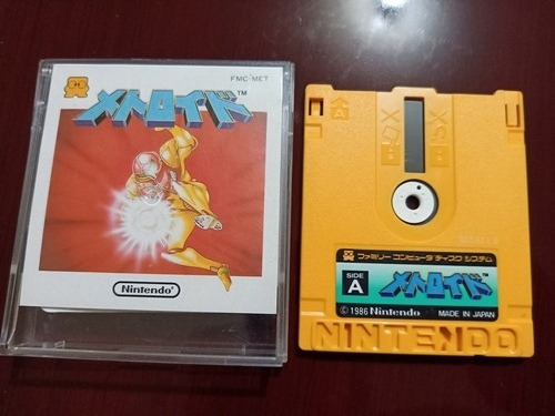 Metroid Para Famicom Disc Original En Buen Estado 