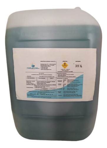 Bio Aquitel Detergente Biocida Para Lavado Cisternas 20 L