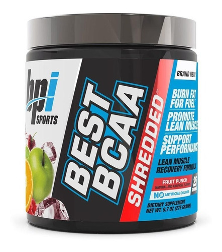 Aminoacidos Best Bcaa 30 Servicios Bpi 300g Sabor Fruit punch