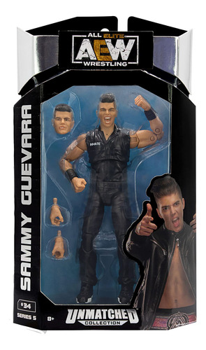 Aew Sammy Guevara - Figura De Accion Inigualable De La Serie