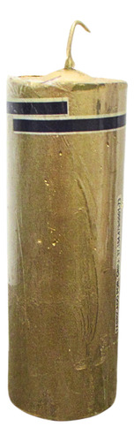 Vela De 7 Dias Dourada 250g Axé Das Marias Unidade