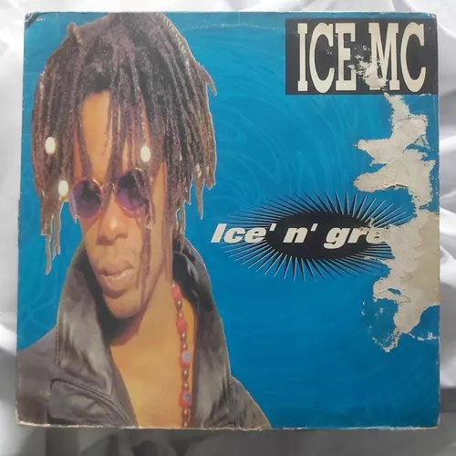 ICE MC LP ICE' N' GREEN THE REMIX ALBUM 95' *ONLY BRAZIL* EURO HOUSE *RARE*  VG