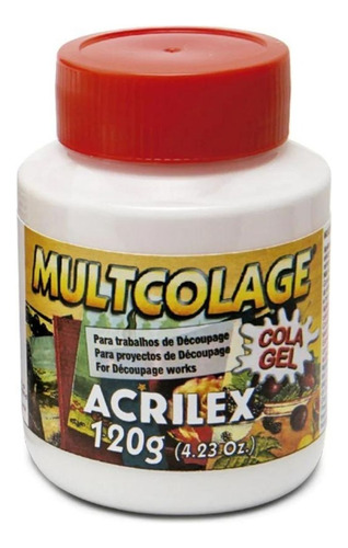 Pegamento Multicolage Artesanal 120ml Acrilex Gecoupage