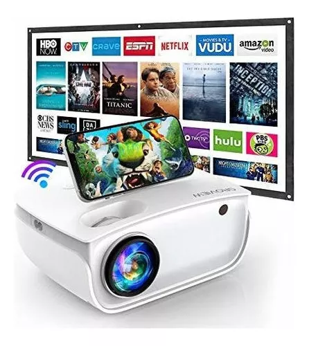Proyector GROVIEW, Mini proyector Android TV 9.0 Peru