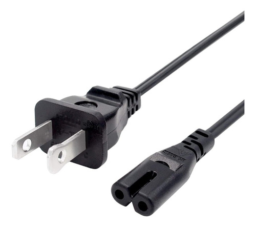 Cable De Poder 2 Clavijas Tipo 8 1.8mt 20awgx2c 6a E90165