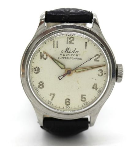 Relógio De Pulso Mido Multifort Superautomatic Em Aço J23086
